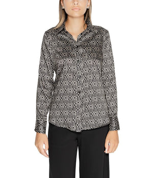 Rinascimento Black Polyester Blouse