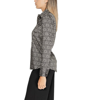 Rinascimento Black Polyester Blouse