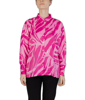Only Pink Polyester Blouse