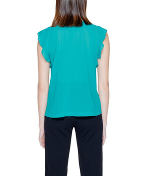 Rinascimento Green Polyester Blouse