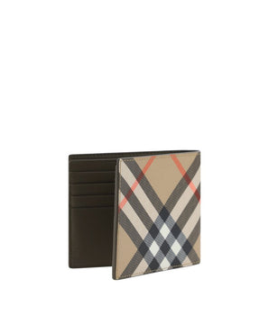 Burberry Beige Calf Leather Wallet by Bos Taurus