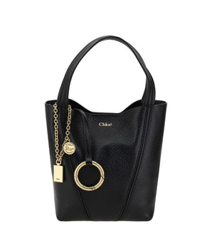Chloé Black Calf Leather Bos Taurus Shoulder Bag