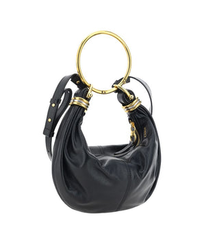 Chloé Black Calf Leather Bos Taurus Handbag