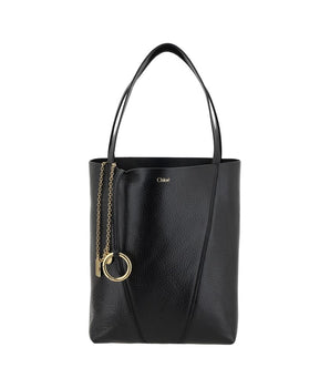 Chloé Black Calf Leather Bos Taurus Shoulder Bag