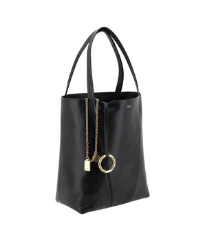 Chloé Black Calf Leather Bos Taurus Shoulder Bag