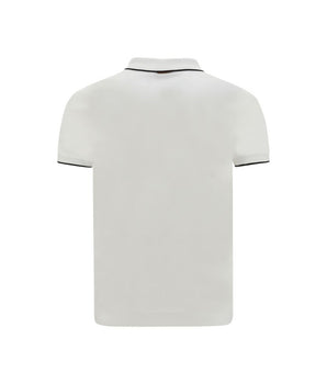 ZEGNA White Elastane Polo Shirt