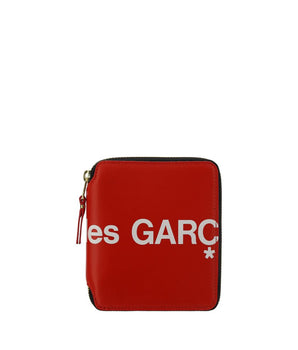 Comme Des Garçons Red Calf Leather Bos Taurus Wallet