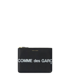 Comme Des Garçons Black Calf Leather Bos Taurus Wallet