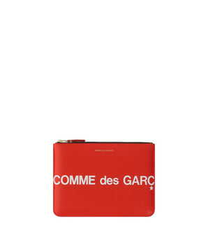 Comme Des Garçons Red Calf Leather Bos Taurus Wallet