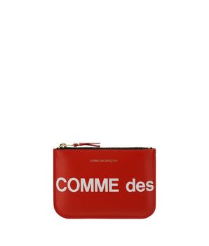 Comme Des Garçons Red Calf Leather Bos Taurus Wallet