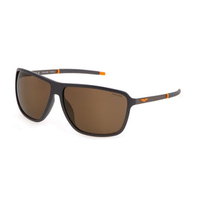 Police Gray Plastic Sunglasses