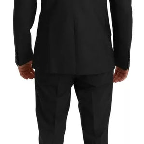 Dolce & Gabbana Gray Wool Slim Fit 2 Piece MARTINI Suit