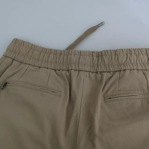 Dolce & Gabbana Beige Pin Up Print Cargo Pants