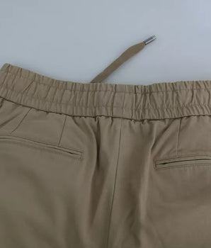 Pantalones cargo con estampado pin-up beige de Dolce &amp; Gabbana