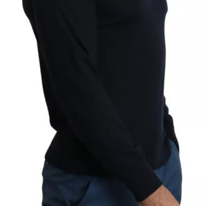 Sudadera Dolce &amp; Gabbana de cachemira negra con cuello redondo