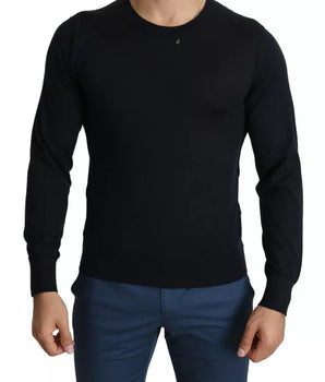 Sudadera Dolce &amp; Gabbana de cachemira negra con cuello redondo