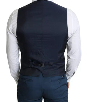 Chaleco de vestir formal azul marino para hombre de Dolce &amp; Gabbana
