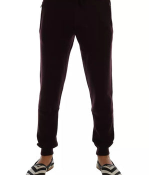 Pantalones deportivos de entrenamiento Dolce &amp; Gabbana en cachemir morado