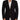 Dolce &amp; Gabbana Black Cotton Slim Fit Coat Blazer Jacket