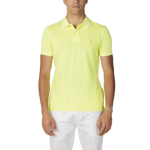 U.S. POLO ASSN. Yellow Cotton Polo Shirt