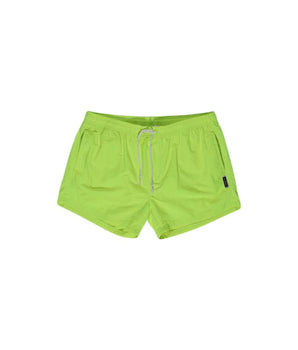 Hamaki-Ho Yellow Polyester Swim Shorts