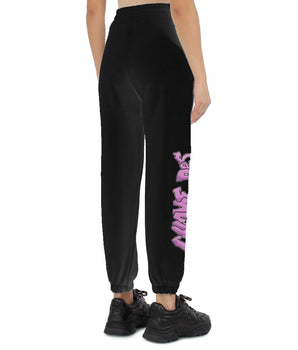 Comme Des Fuckdown Black Cotton Women Sweatpants