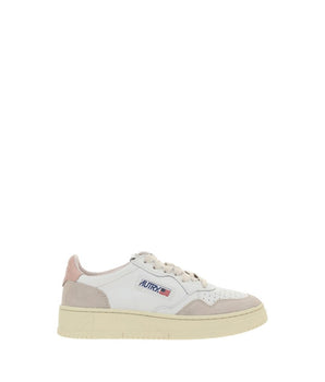 Autry White Leather Low Top Sneakers