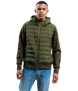 People Of Shibuya Green Polyester Men Jacket