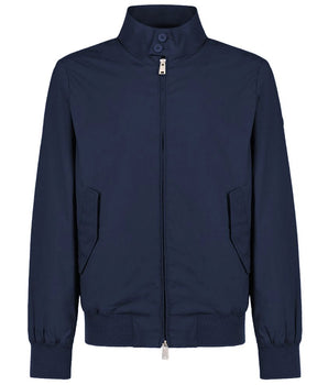 People Of Shibuya Blue Cotton Men's Bomber Jacket