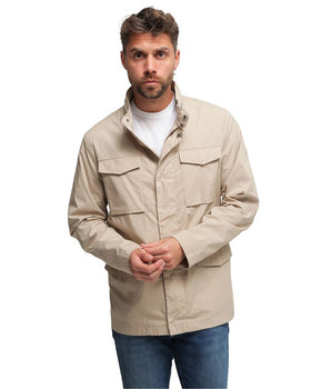 People Of Shibuya Beige Cotton Men's Jacket