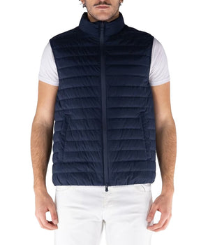 People Of Shibuya Blue Polyester Men's Vest