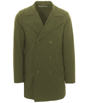 Chaqueta de poliéster reciclado verde People Of Shibuya para hombre