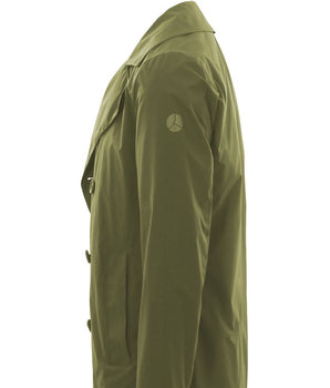 Chaqueta de poliéster reciclado verde People Of Shibuya para hombre