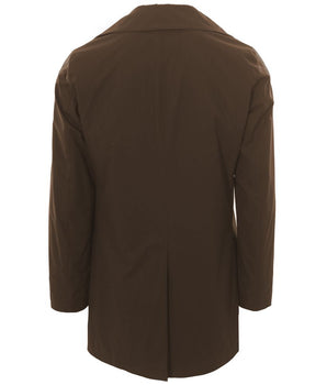 Chaqueta de poliéster reciclado marrón para hombre de People Of Shibuya