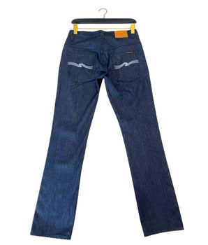 Nudie Jeans Blue Cotton Jeans Denim