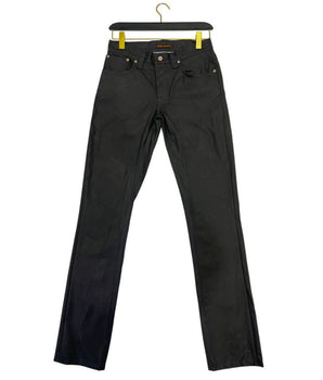 Nudie Jeans Black Cotton Jeans Denim
