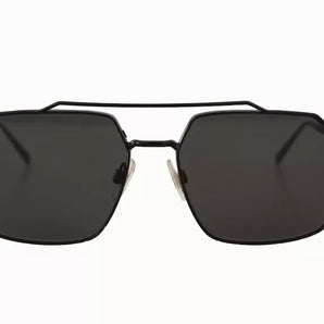 Gafas de sol Dolce &amp; Gabbana DG2250 de metal negro con montura completa y forma cuadrada