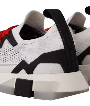 Dolce &amp; Gabbana White Sorrento Sport Stretch Men Shoes Tennis