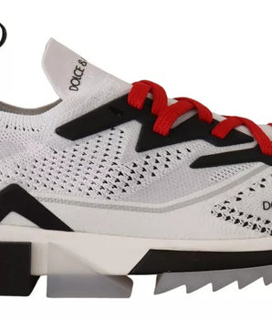 Dolce &amp; Gabbana White Sorrento Sport Stretch Men Shoes Tennis