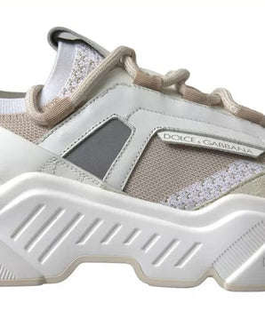 Zapatillas deportivas Dolce &amp; Gabbana Daymaster de piel en blanco y beige