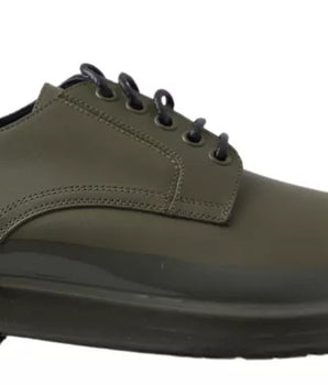 Zapatos de vestir con suela de goma y cuero verde de Dolce &amp; Gabbana