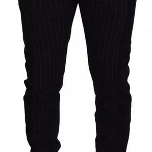 Dolce & Gabbana Black Cotton Blend Jogger Sweatpants Pants