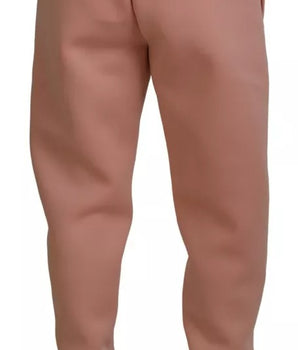 Pantalones deportivos de poliéster rosa de Dolce &amp; Gabbana