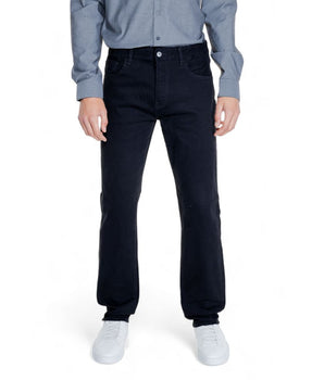 Armani Exchange Black Cotton Skinny Pants
