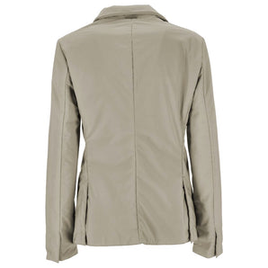 People Of Shibuya Beige Polyester Jackets &amp; Coat