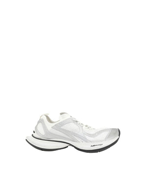 Balenciaga White Polyethylene Athletic Sneakers