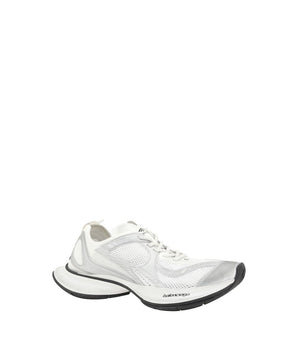 Balenciaga White Polyethylene Athletic Sneakers