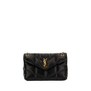 Saint Laurent Black Lamb Ovis Aries Aries Shoulder Bag