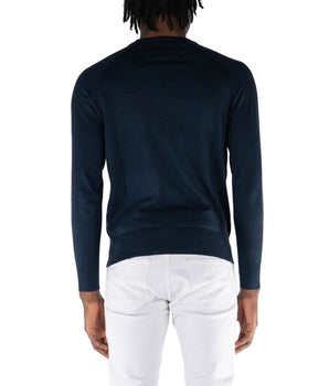 People Of Shibuya Blue Cotton Sweater