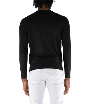 People Of Shibuya Black Cotton Sweater